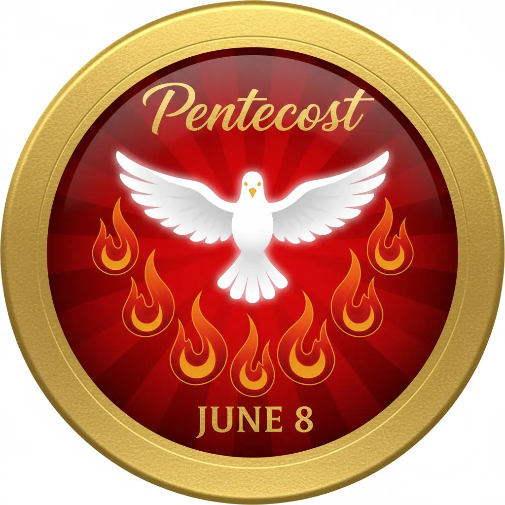 Pentecost (June 8) Pinback 2.25-inch