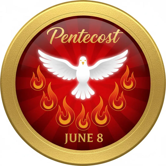 Pentecost (June 8) Pinback 2.25-inch