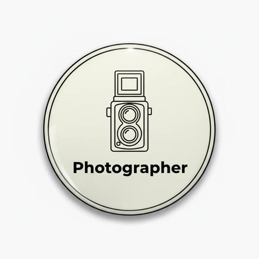 Photographer Pinback 2.25-inch