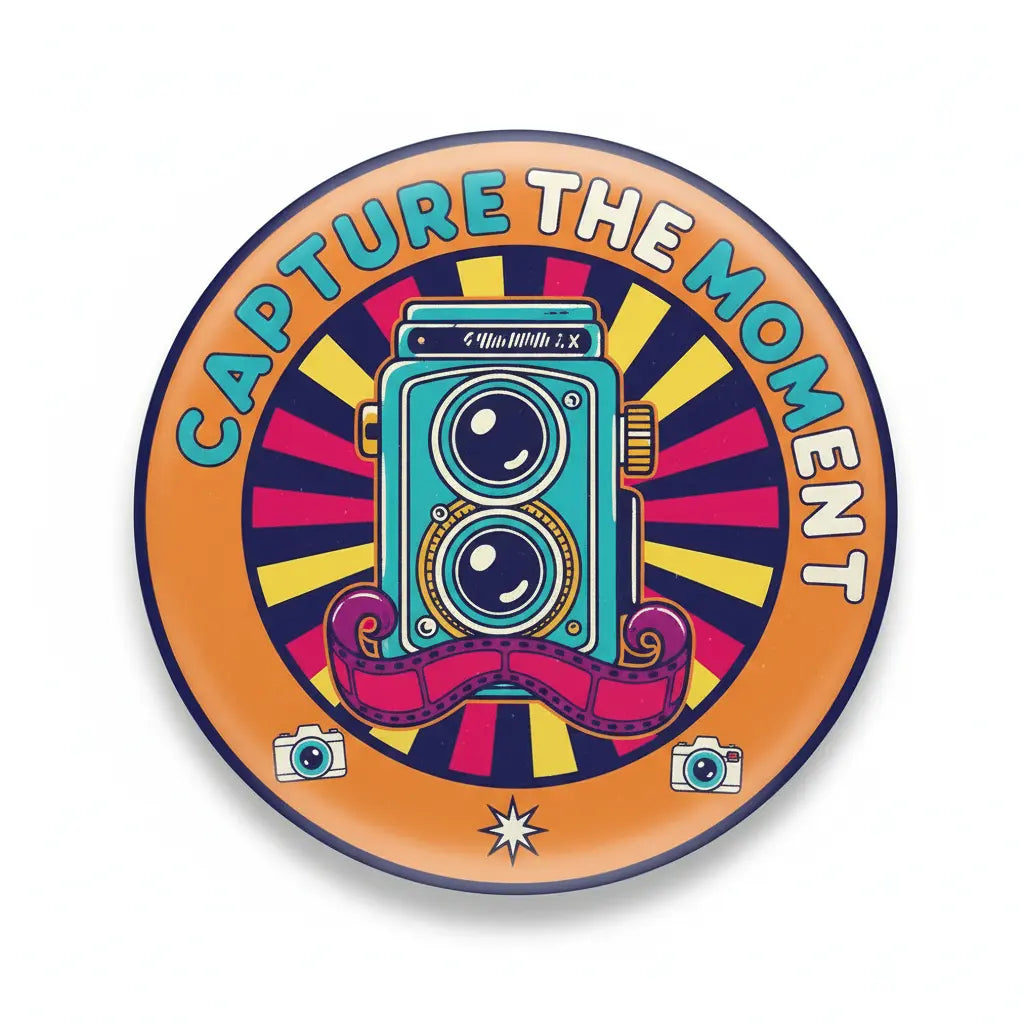 Photographer Pinback 2.25-inch