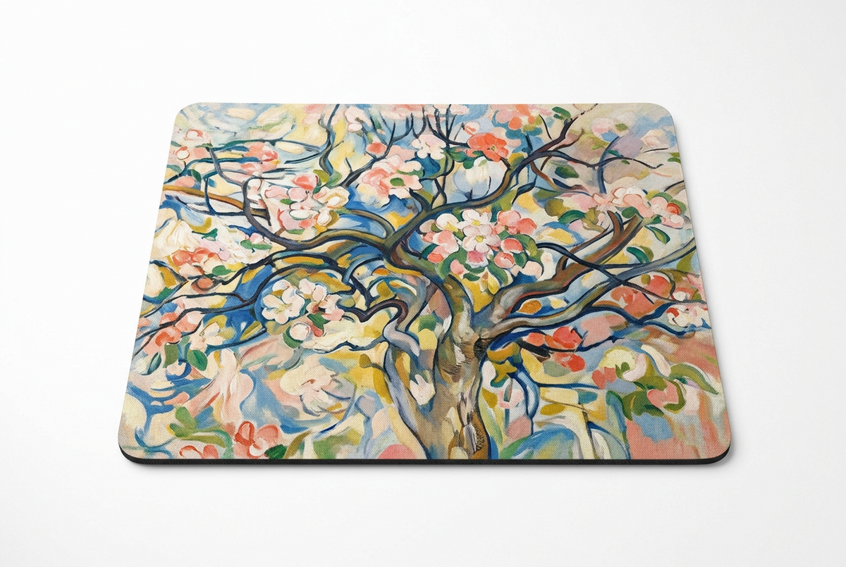 Piet Mondrian Apple Tree in Bloom Mousepad