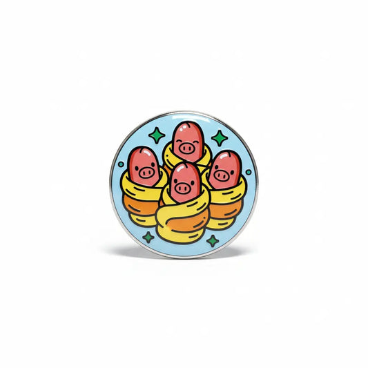 Pigs in a Blanket Day Pinback 2.25-inch