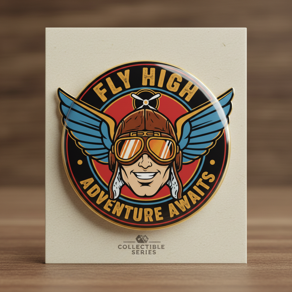 Pilot Pinback 2.25-inch
