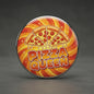 Pizza Queen 2.25-inch pinback button with circular pizza graphic and bold PIZZA QUEEN text