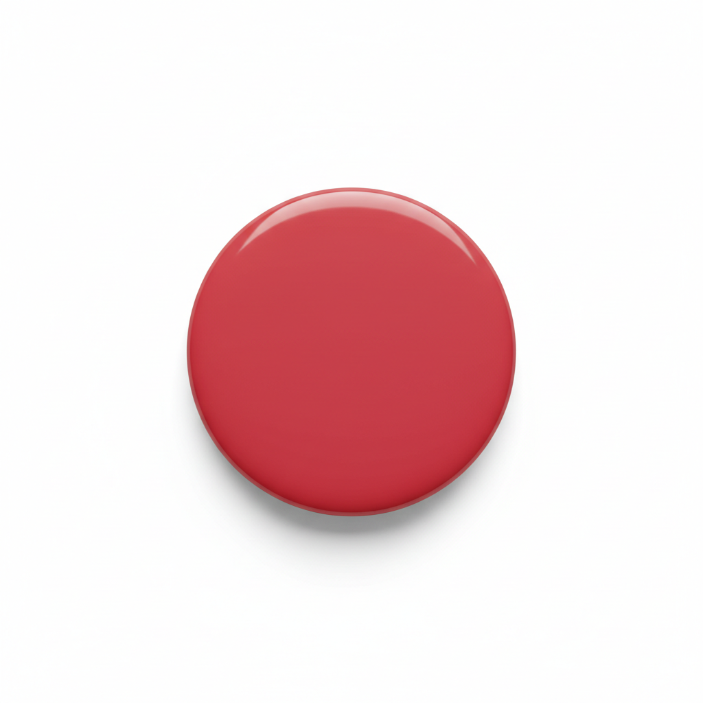 100 Pcs Plain Red Pinback 1.25-inch MINI