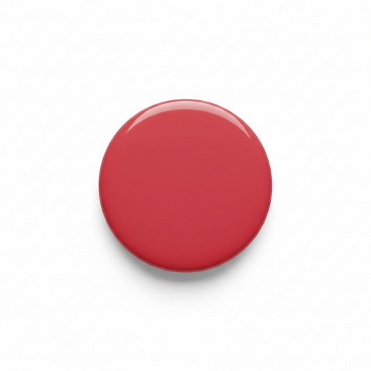 100 Pcs Plain Red Pinback 1.25-inch MINI