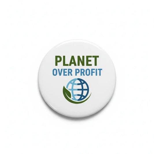 Planet Over Profit Pinback 2.25-inch