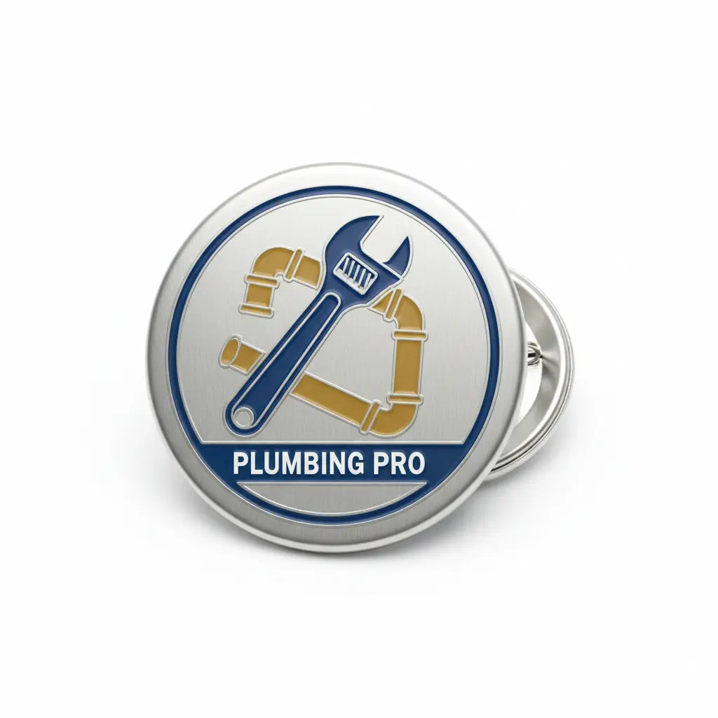 Plumber Pinback 2.25-inch