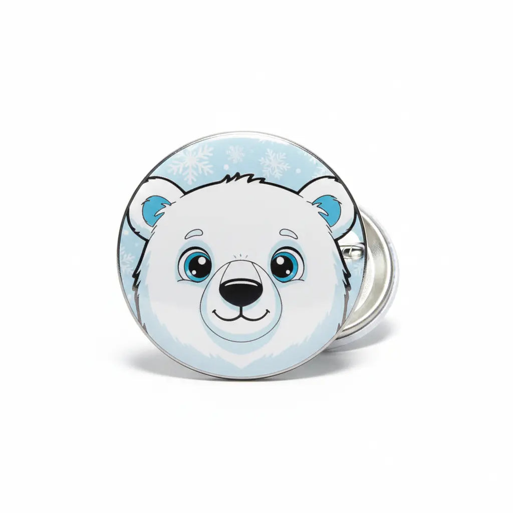 Polar Bear Pinback 2.25-inch