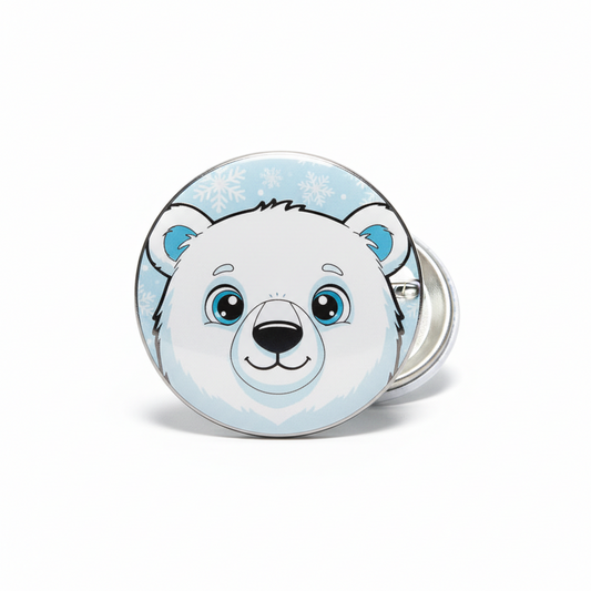 Polar Bear Pinback 2.25-inch