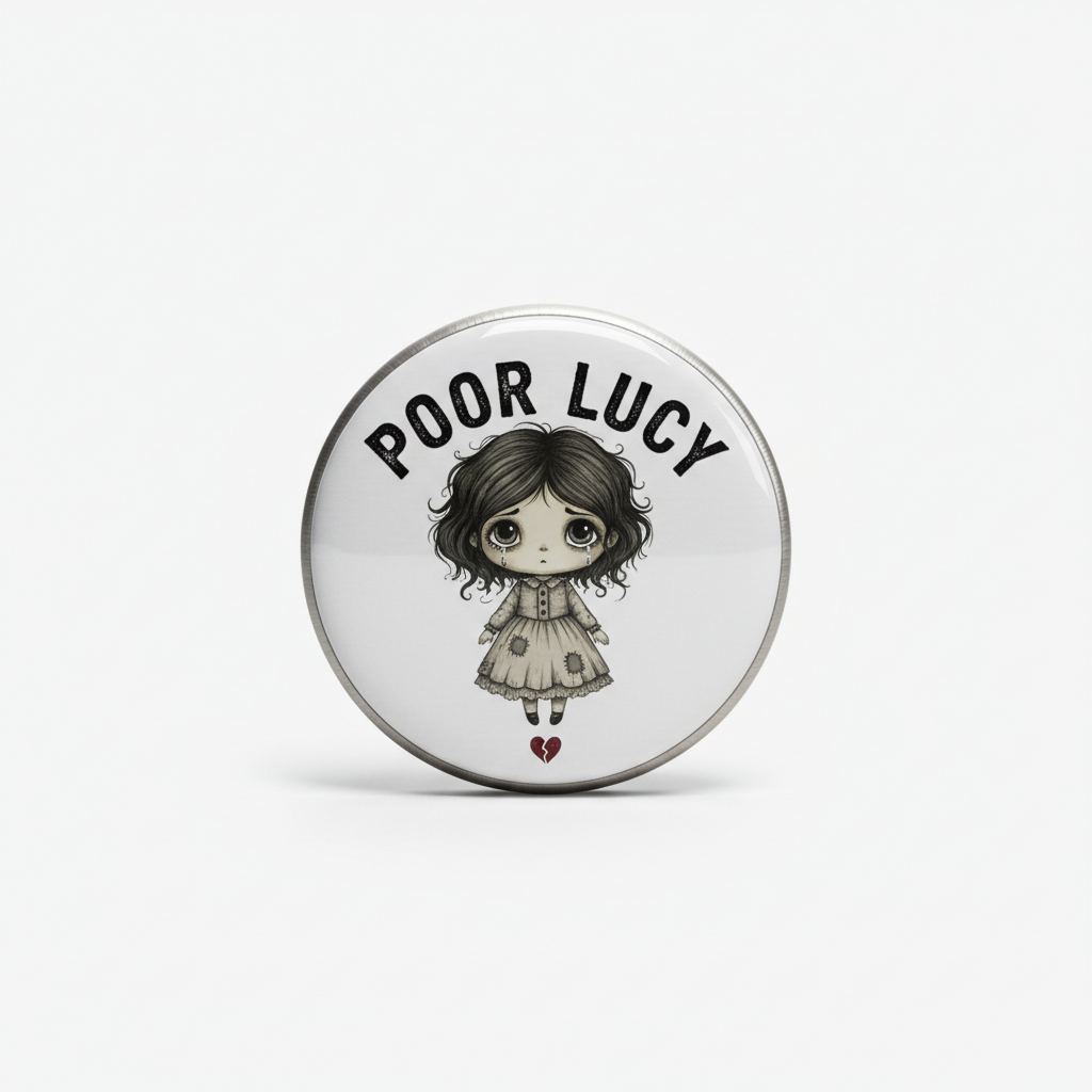 Poor Lucy Pinback 2.25-inch