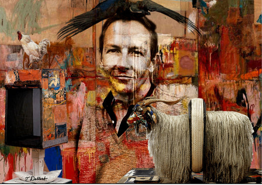 Portrait of Robert Rauschenberg Mousepad