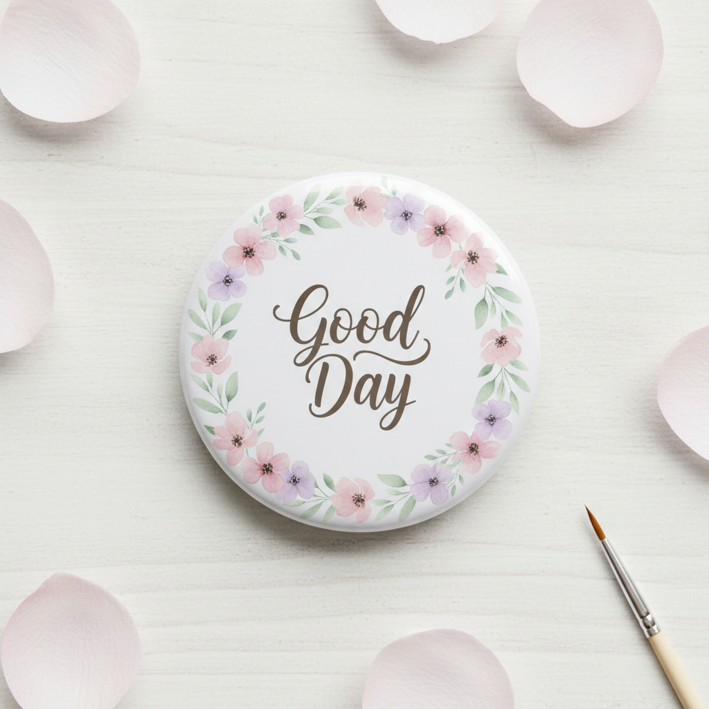 Funny Cat Humor Pin Button 2.25-inch