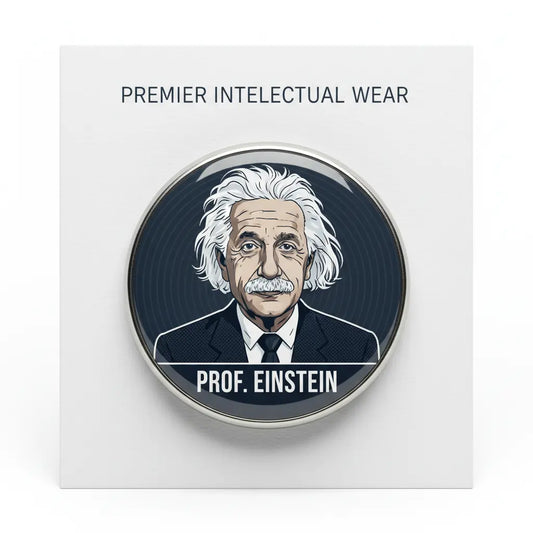 Professor Einstein Pinback 2.25-inch