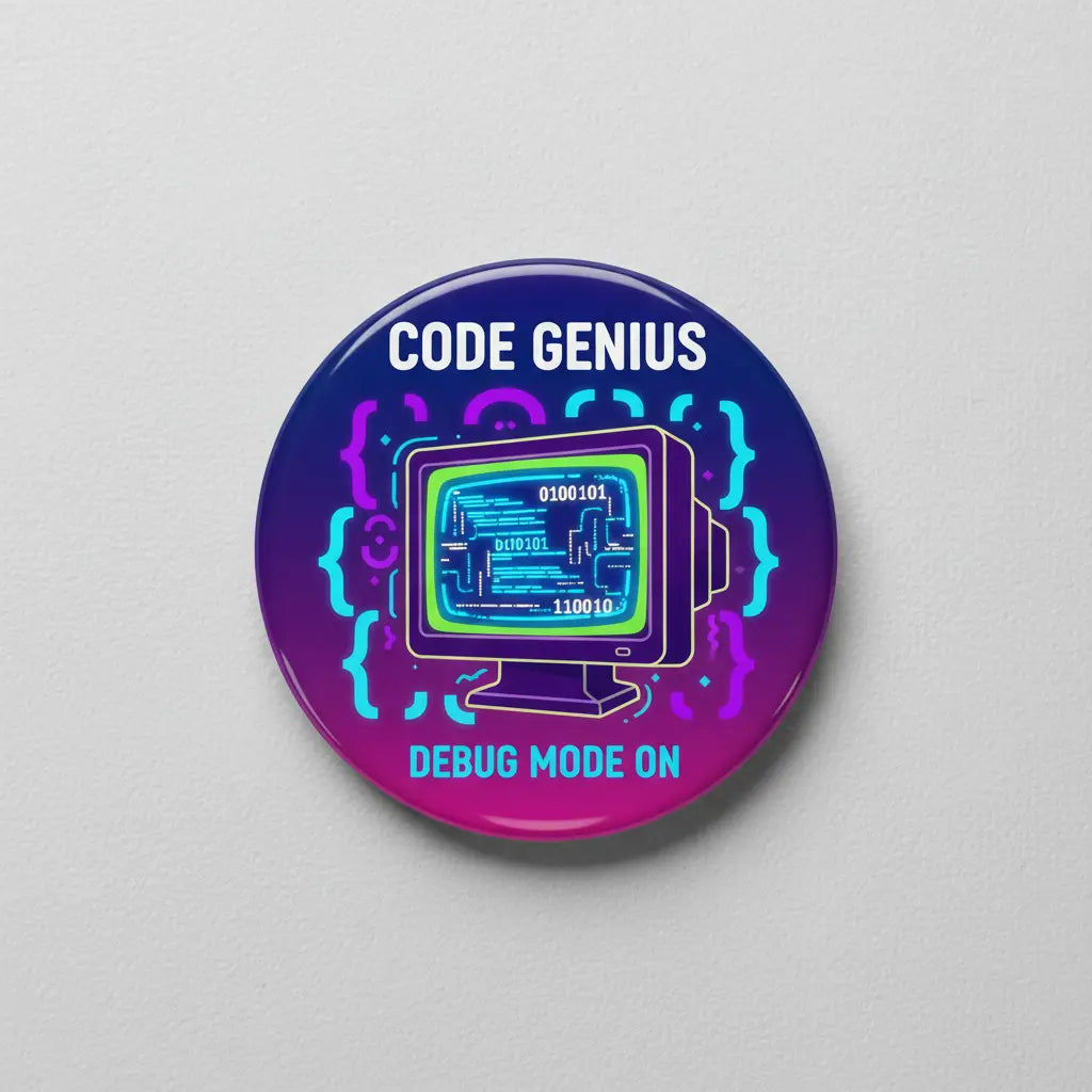 Programmer Pinback 2.25-inch