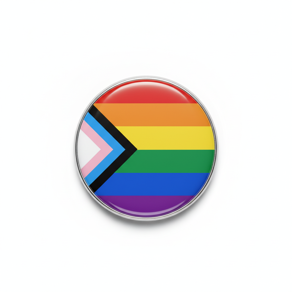 Progress Pride Ally Pinback 2.25-inch