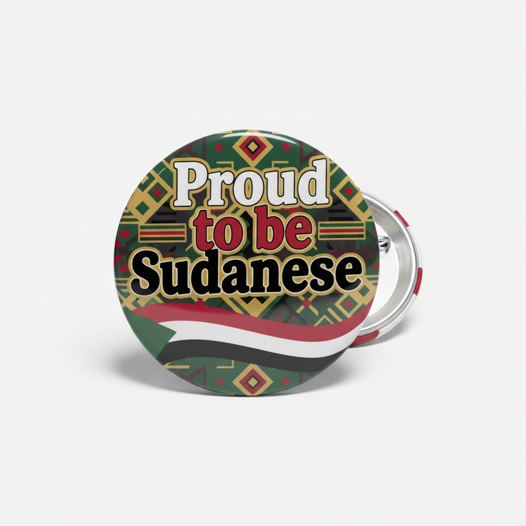 Proud to be a Sudanese Pinback 2.25-inch