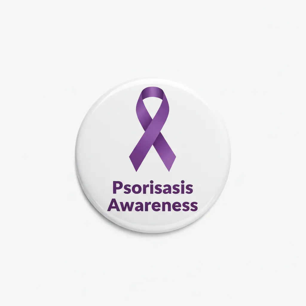 Psoriasis Awareness Pinback 2.25-inch
