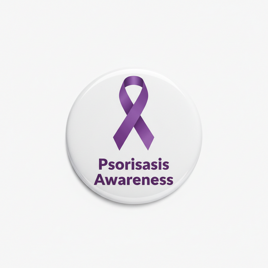 Psoriasis Awareness Pinback 2.25-inch