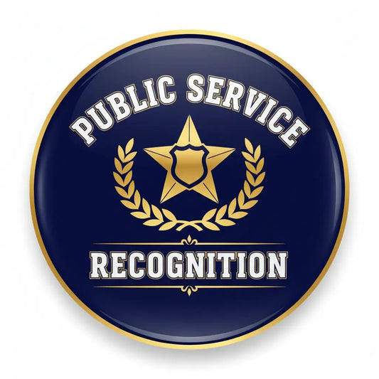 Public Service Recognition Pinback 2.25-inch