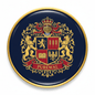 Purewal Family Crest Coat of Arms Pinback 3-inch - My Pinbacks