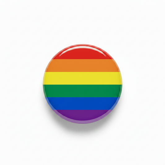 Rainbow Pride Pinback Button 2.25-inch 10 Pcs