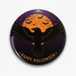 Raven Happy Halloween Pinback 2.25-inch