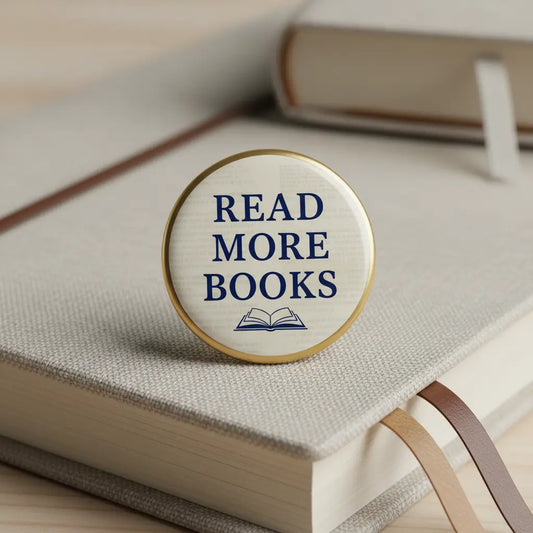 Read More Books Pinback 2.25-inch