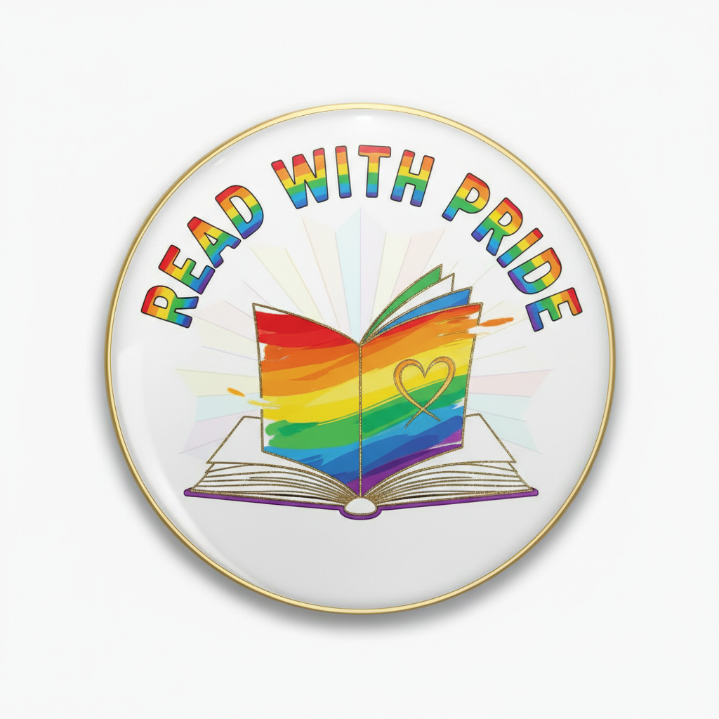 Read with Pride Pinback 2.25-inch