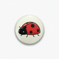 Red and Black Ladybird Pinback 2.25-inch