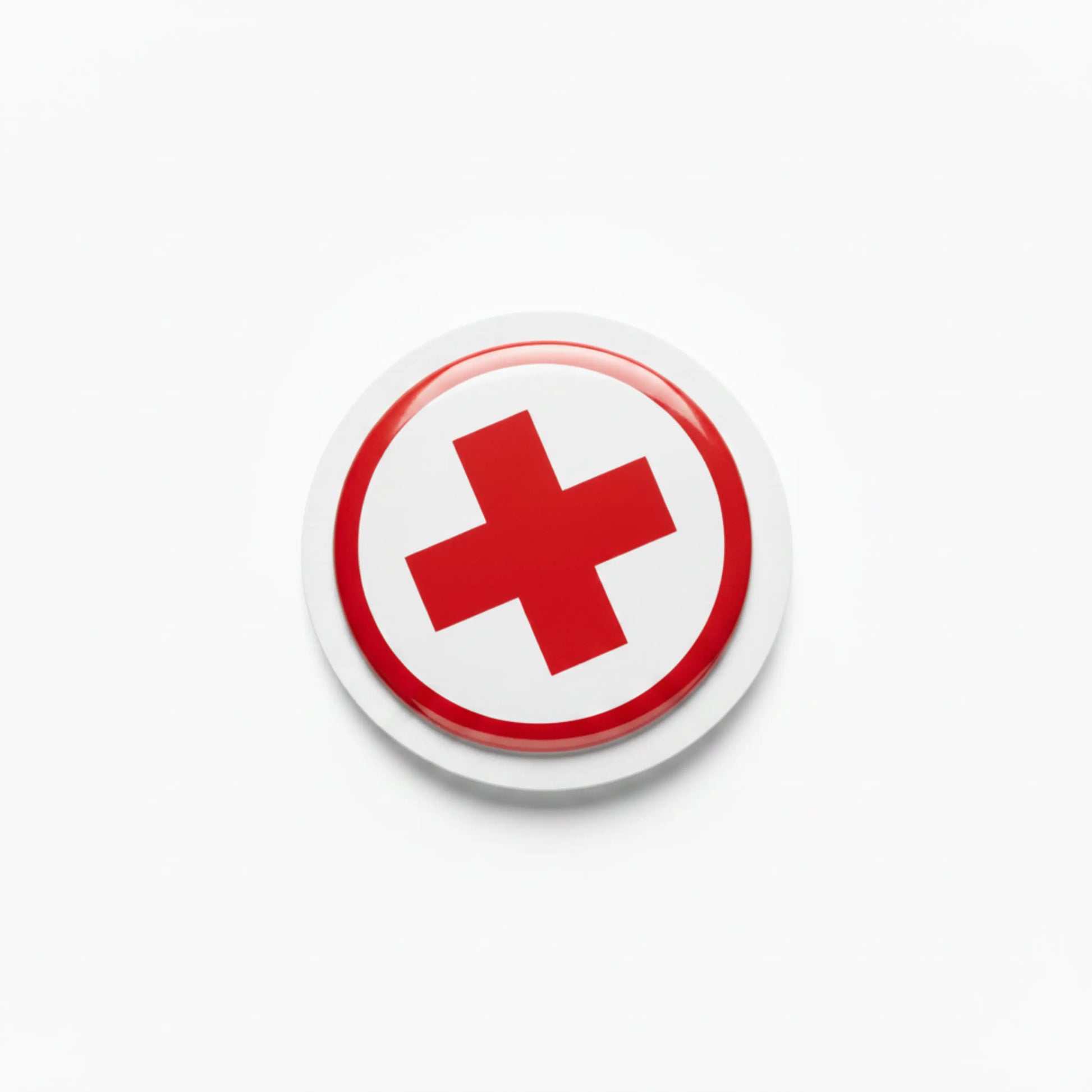Red Cross Pinback 2.25-inch