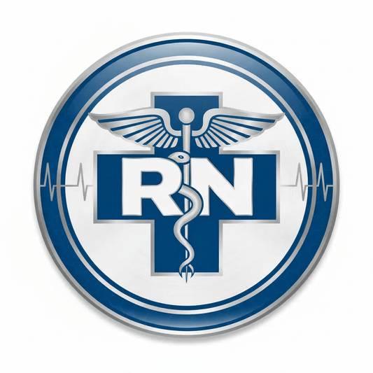 Registered Nurse (RN) Pinback 2.25-inch - My Pinbacks