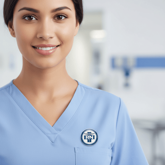 Registered Nurse (RN) Pinback 2.25-inch - My Pinbacks