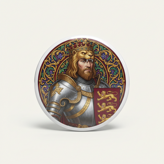 Richard I of England Pinback 2.25-inch