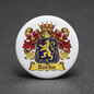 Rocha Family Crest Coat of Arms Pinback 3-inch - My Pinbacks