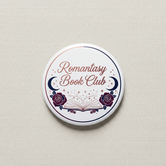 Romantasy Book Club Pinback 2.25-inch