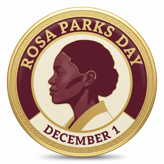 Rosa Parks Day (December 1) Pinback 2.25-inch