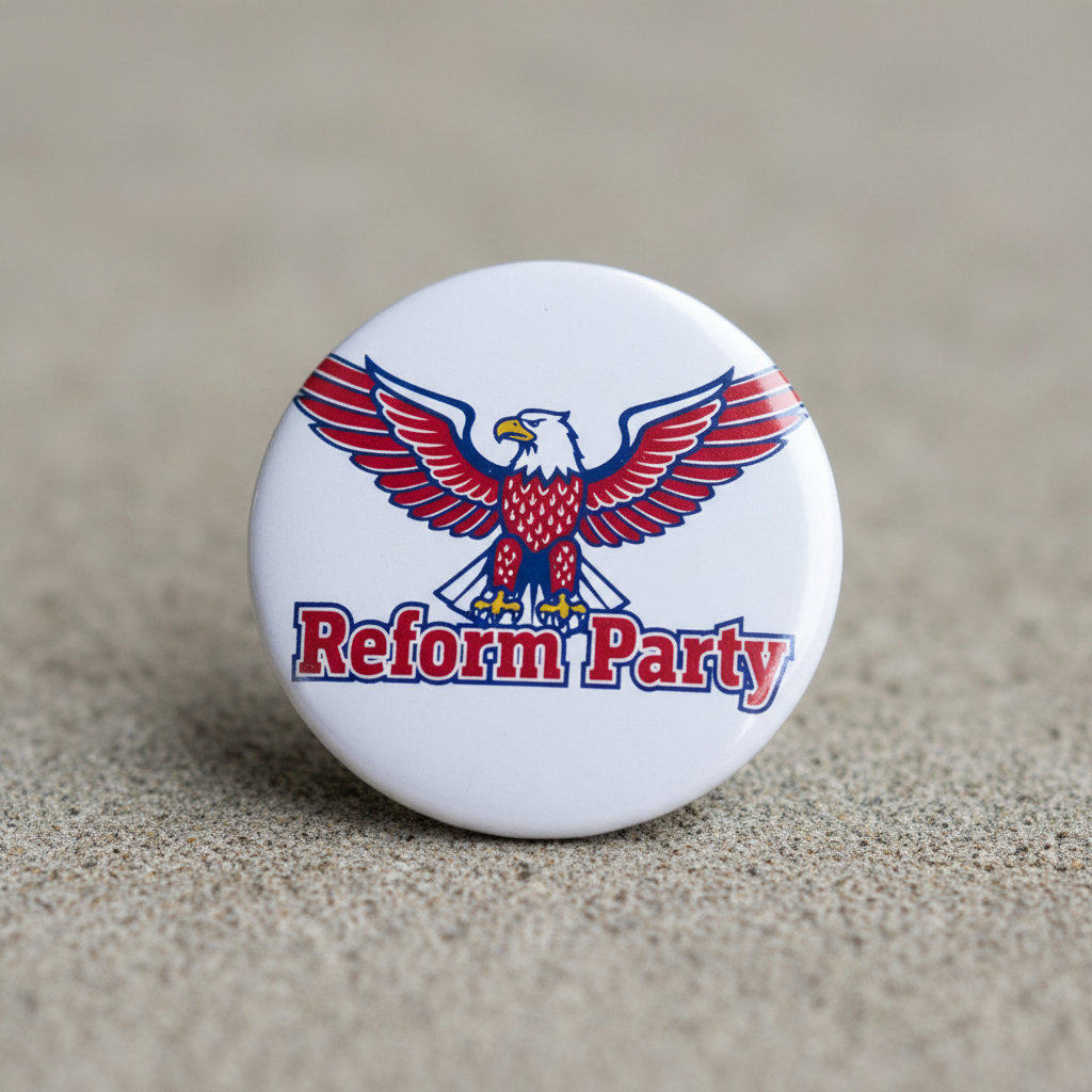 Reform Party Eagle 3 Pinback 2.25-inch