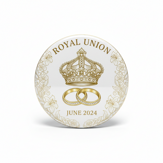 Royal Wedding Pinback 2.25-inch