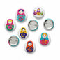 Russian Dolls Pinback 1.25-inch 10 Pcs - My Pinbacks