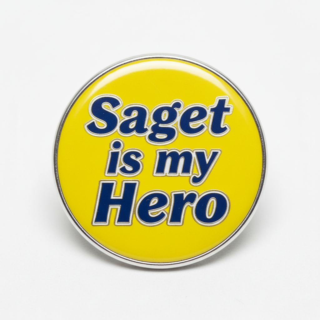Saget is my Hero Pinback 1.25-inch Mypinbacks.com
