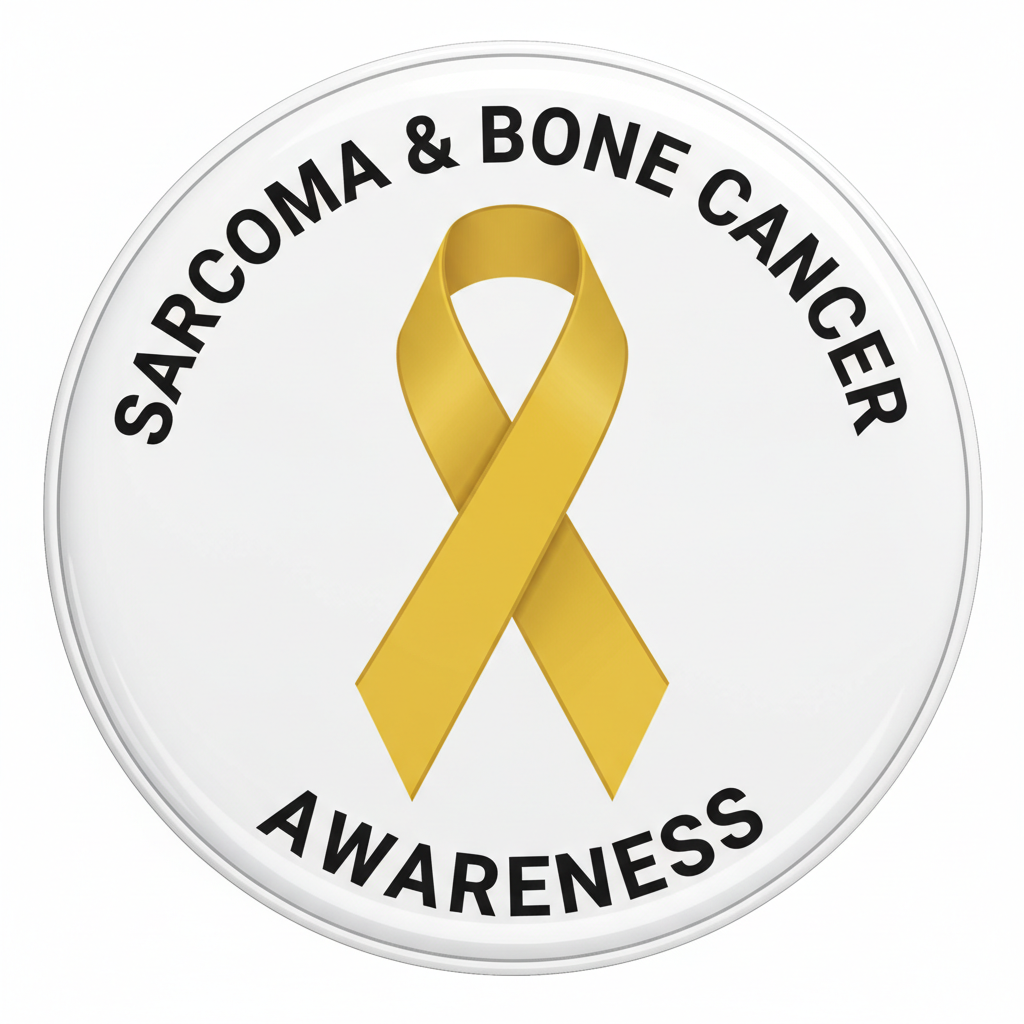 Sarcoma and Bone Cancer Awareness Pinback 2.25-inch