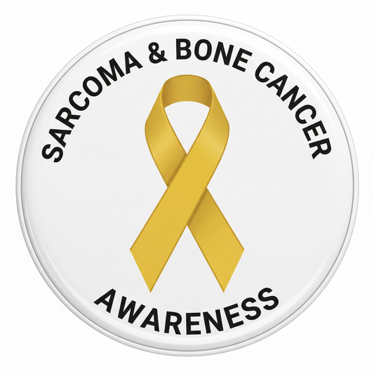 Sarcoma and Bone Cancer Awareness Pinback 2.25-inch