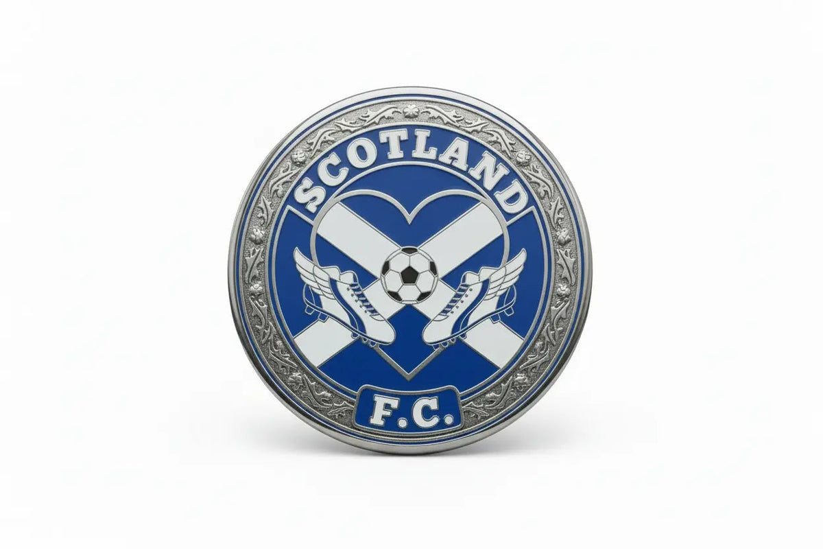 Scotland Football Soccer Love Heart Pinback 2.25-inch - My Pinbacks
