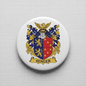 Senger Family Crest Coat of Arms Pinback 3-inch - My Pinbacks