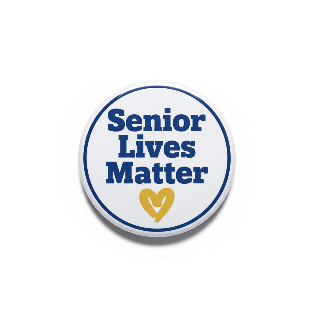 Senior Lives Matter Pinback 2.25-inch