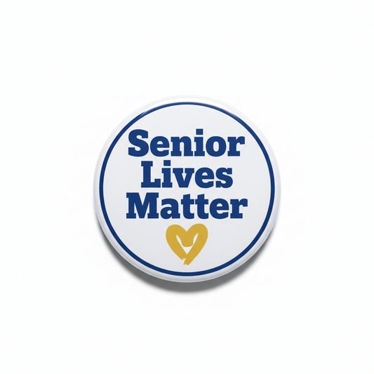 Senior Lives Matter Pinback 2.25-inch