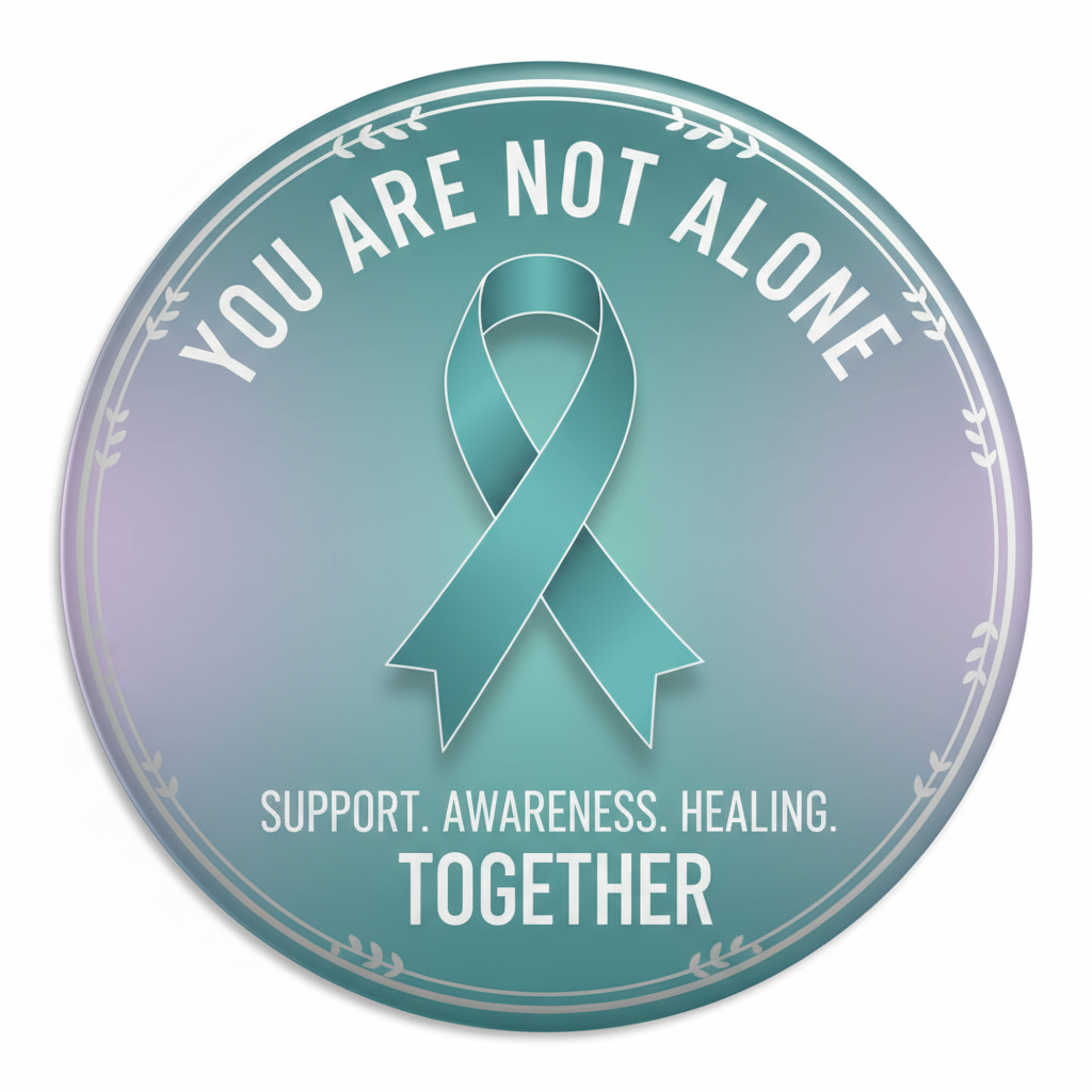 Sexual Assault Awareness Pinback 2.25-inch
