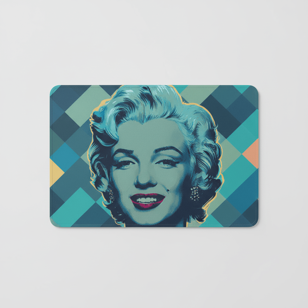 Shot Sage Blue Marilyn Mousepad - My Pinbacks