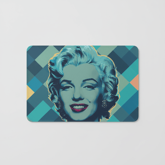 Shot Sage Blue Marilyn Mousepad - My Pinbacks